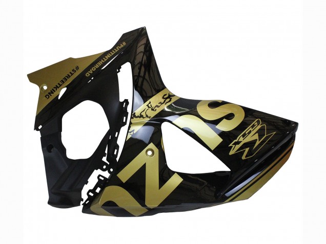 2009-2016 Suzuki GSXR 1000 Motorcycle Fairings - Glossy Black Gold