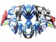 2009-2016 Suzuki GSXR 1000 Motorcycle Fairings - Light Blue Green Red Motul