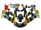 1996-2000 Suzuki GSXR 600 / GSXR 750 Motorcycle Fairings - Black Multicolor 27