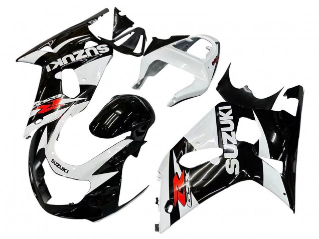 2001-2003 Suzuki GSXR 600 / GSXR 750 Motorcycle Fairings - White Glossy Black Red