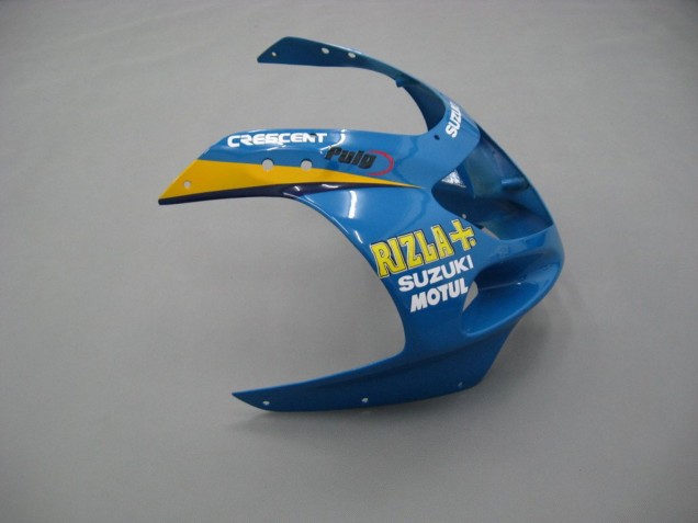 2001-2003 Suzuki GSXR 600 / GSXR 750 Motorcycle Fairings - Blue Yellow Black Motul Rizla