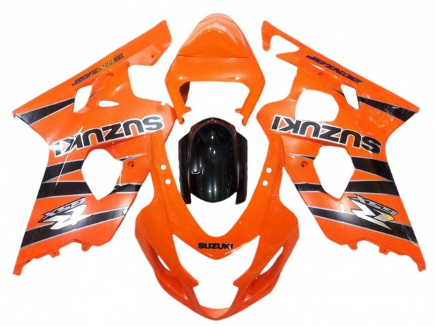2004-2005 Suzuki GSXR 600 / GSXR 750 Motorcycle Fairings - Orange Black