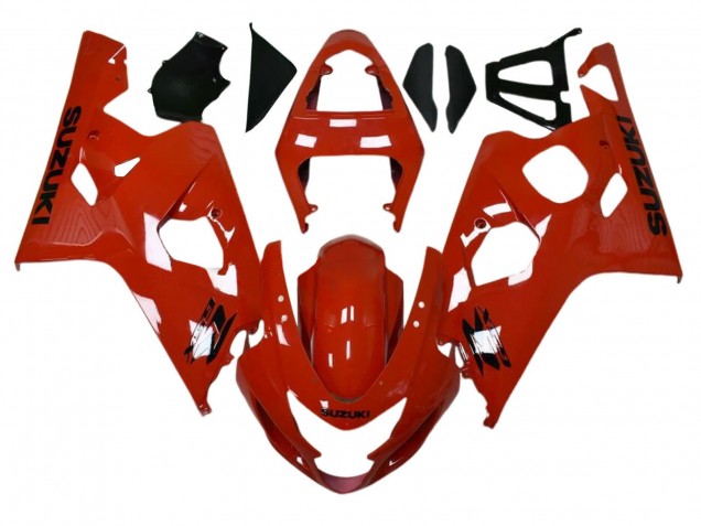 2004-2005 Suzuki GSXR 600 / GSXR 750 Motorcycle Fairing - Red Black