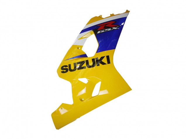 2004-2005 Suzuki GSXR 600 / GSXR 750 Motorcycle Fairing - Yellow White Blue Black
