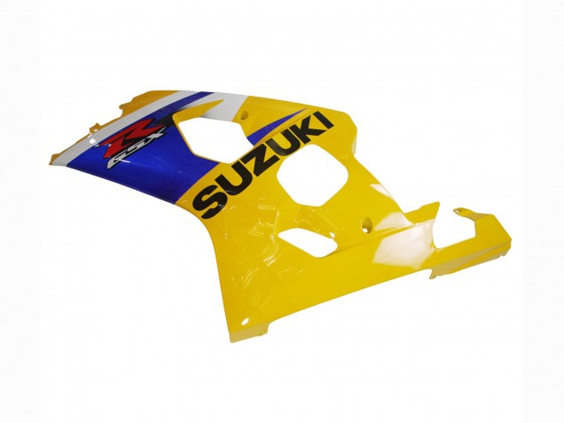 2004-2005 Suzuki GSXR 600 / GSXR 750 Motorcycle Fairing - Yellow White Blue Black