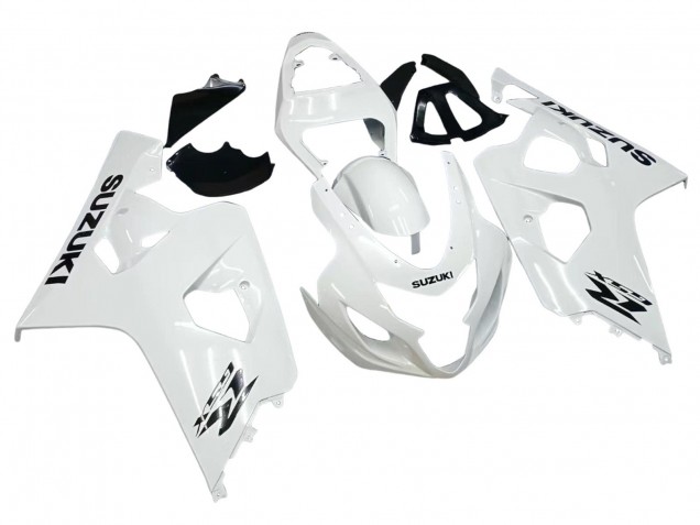 2004-2005 Suzuki GSXR 600 / GSXR 750 Motorcycle Fairings - Pearl White