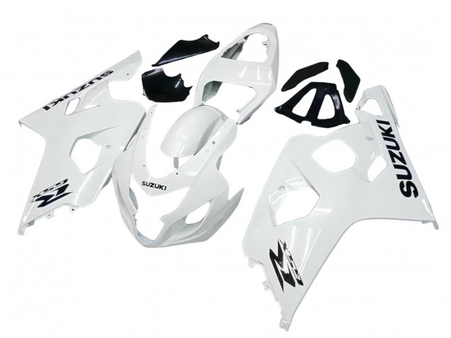 2004-2005 Suzuki GSXR 600 / GSXR 750 Motorcycle Fairings - Pearl White
