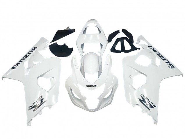 2004-2005 Suzuki GSXR 600 / GSXR 750 Motorcycle Fairings - Pearl White