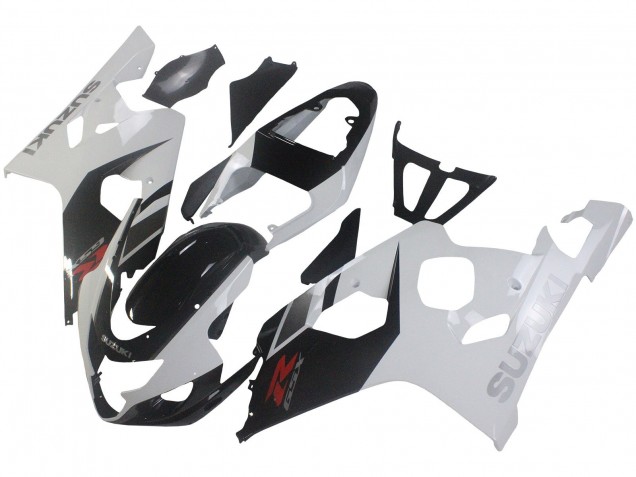 2004-2005 Suzuki GSXR 600 / GSXR 750 Motorcycle Fairings - White Black Red