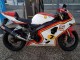 2004-2005 Suzuki GSXR 600 / GSXR 750 Motorcycle Fairings - White Red Yellow Michelin Texaon Heron 7