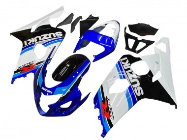 2004-2005 Suzuki GSXR 600 / GSXR 750 Motorcycle Fairing - White Blue Black Red
