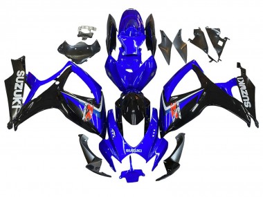2006-2007 Suzuki GSXR 600 / GSXR 750 Motorcycle Fairings - Blue Black Red
