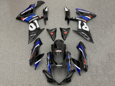 2008-2010 Suzuki GSXR 600 / GSXR 750 Motorcycle Fairings - Glossy Black White Blue Red