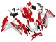 2008-2010 Suzuki GSXR 600 / GSXR 750 Motorcycle Fairings - White Red Black
