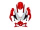 2008-2010 Suzuki GSXR 600 / GSXR 750 Motorcycle Fairings - White Red Black