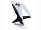 2008-2010 Suzuki GSXR 600 / GSXR 750 Motorcycle Fairing - White Black