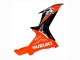 2011-2024 Suzuki GSXR 600 / GSXR 750 Motorcycle Fairings Kits - Red Glossy Black