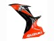 2011-2024 Suzuki GSXR 600 / GSXR 750 Motorcycle Fairings Kits - Red Glossy Black