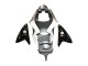 2011-2024 Suzuki GSXR 600 / GSXR 750 Motorcycle Fairing - Glossy Black Silver