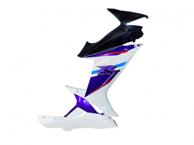 2011-2024 Suzuki GSXR 600 / GSXR 750 Motorcycle Fairings - Blue Purple White
