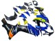2011-2024 Suzuki GSXR 600 / GSXR 750 Motorcycle Fairings - Blue Yellow