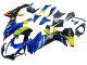 2011-2024 Suzuki GSXR 600 / GSXR 750 Motorcycle Fairings - Blue Yellow