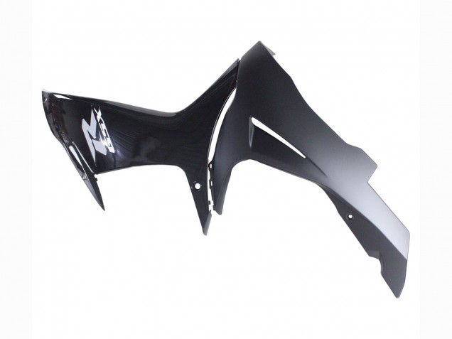 2011-2024 Suzuki GSXR 600 / GSXR 750 Motorcycle Fairings - Glossy Black Matte Black White Decal