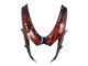 2011-2024 Suzuki GSXR 600 / GSXR 750 Motorcycle Fairings - Glossy Black Red Flame