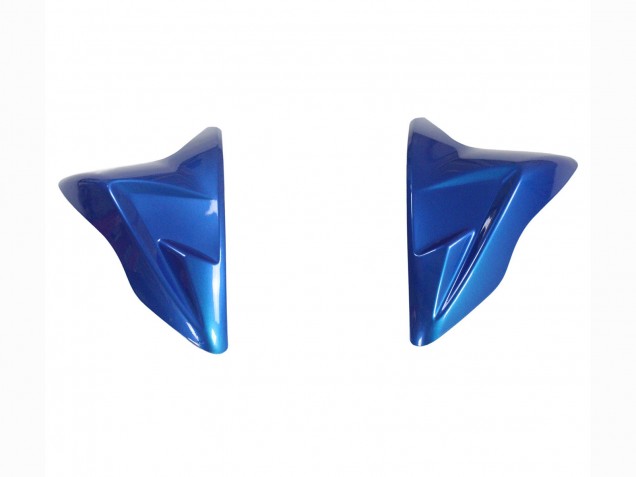 2011-2024 Suzuki GSXR 600 / GSXR 750 Motorcycle Fairings - Light Blue Orange Black White Shark 46