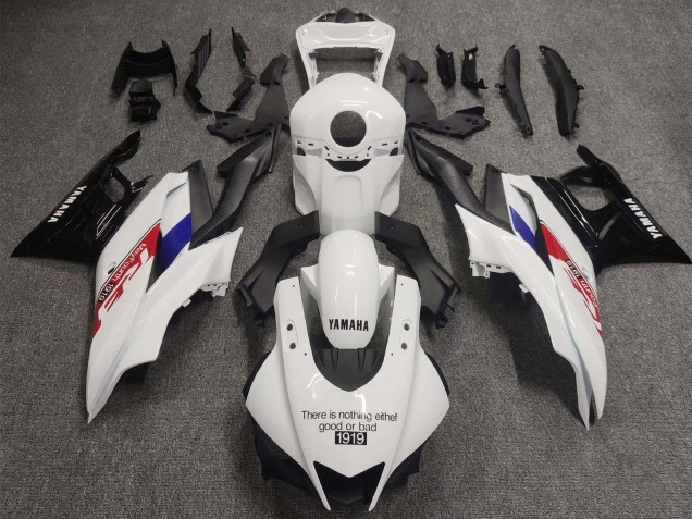 2019-2021 Yamaha YZF R3/R25 Motorcycle Fairings - White Red Blue Black Carbon Fiber 1919