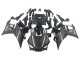 2019-2021 Yamaha YZF R3/R25 Motorcycle Fairings - Matte Black Silver