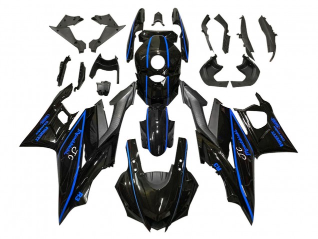 2019-2021 Yamaha YZF R3/R25 Motorcycle Fairings - Glossy Black Blue Matte Black