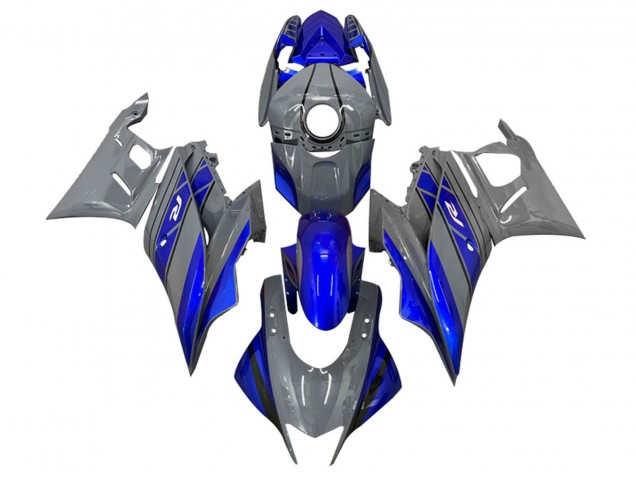 2019-2021 Yamaha YZF R3/R25 Motorcycle Fairings - Grey Blue Black