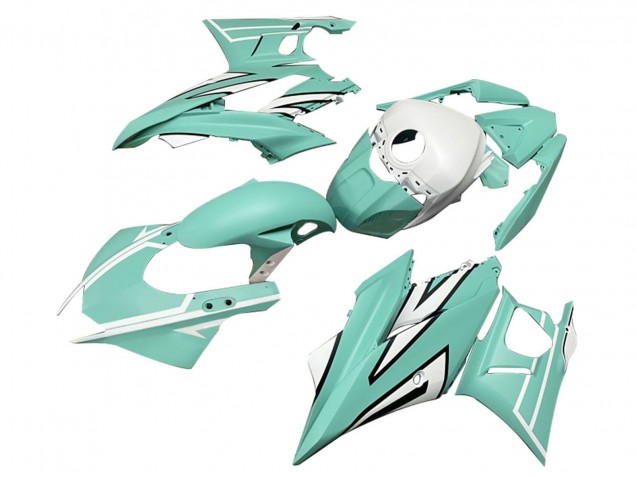 2019-2021 Yamaha YZF R3/R25 Motorcycle Fairings - Light Green White Black