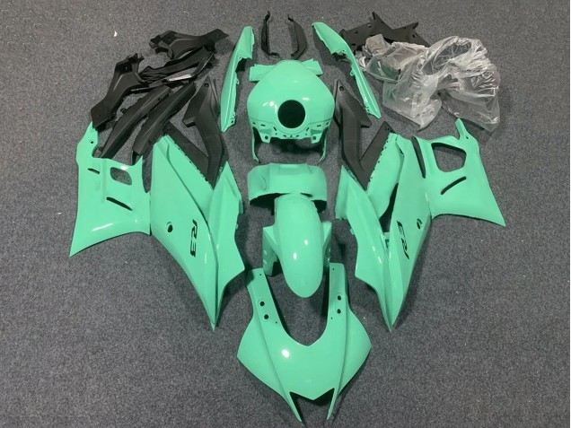 2022-2024 Yamaha YZF R3/R25 Motorcycle Fairings - Light Green