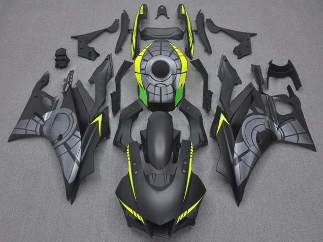 2022-2024 Yamaha YZF R3/R25 Motorcycle Fairings - Matte Black Grey Yellow Green