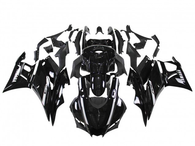 2022-2024 Yamaha YZF R3/R25 Motorcycle Fairings - Glossy Black