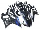 2022-2024 Yamaha YZF R3/R25 Motorcycle Fairings - Marble Black Silver Blue Forged Carbon Fiber Style