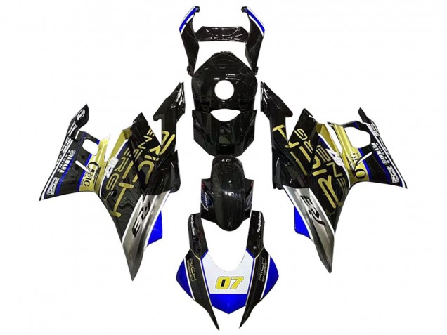 2022-2024 Yamaha YZF R3/R25 Motorcycle Fairings - White Blue Gold Glossy Black