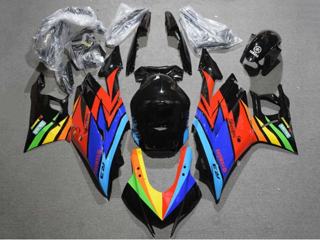 2022-2024 Yamaha YZF R3/R25 Motorcycle Fairings - Glossy Black Blue Red Yellow Green