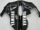 2000-2001 Yamaha YZF 1000 R1 Motorcycle Fairings - Glossy Black White Decal