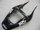 2000-2001 Yamaha YZF 1000 R1 Motorcycle Fairings - Glossy Black White Decal