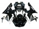 2000-2001 Yamaha YZF 1000 R1 Motorcycle Fairings - Glossy Black White Michelin