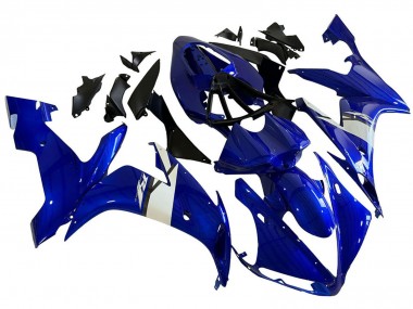 2004-2006 Yamaha YZF 1000 R1 Motorcycle Fairings - Blue White
