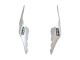 2015-2019 Yamaha YZF 1000 R1 Motorcycle Fairings - Silver Blue Glossy Black