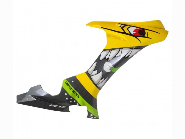 2015-2019 Yamaha YZF 1000 R1 Motorcycle Fairings - Yellow Green Shark