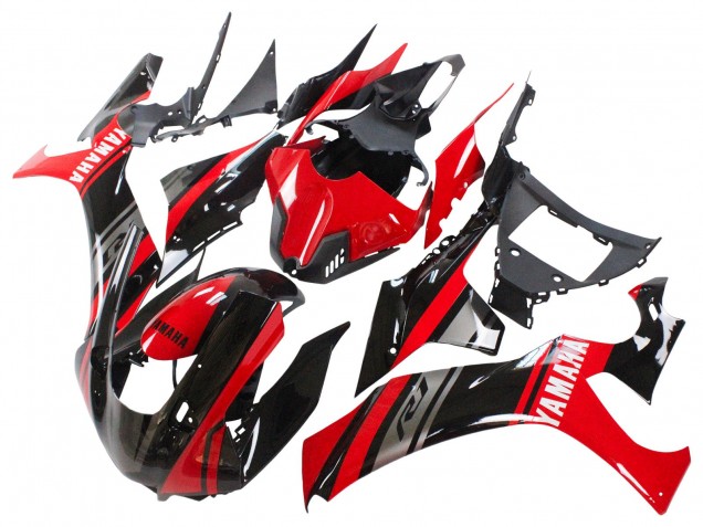 2020-2025 Yamaha YZF 1000 R1 Motorcycle Fairings - Red Silver Black