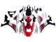 2020-2025 Yamaha YZF 1000 R1 Motorcycle Fairing - White Red Glossy Black