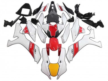 2020-2025 Yamaha YZF 1000 R1 Motorcycle Fairings - White Red Yellow