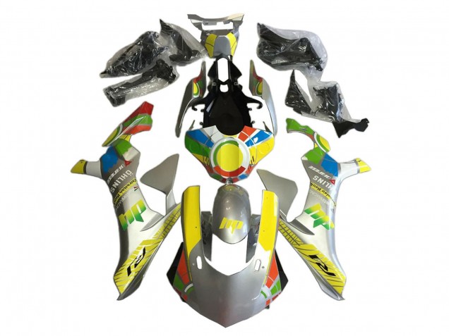 2020-2025 Yamaha YZF 1000 R1 Motorcycle Fairings - Silver Yellow Red Blue Ohlins